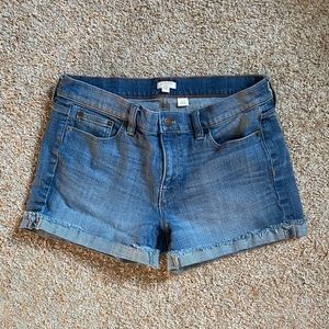J. Crew stretch denim shorts